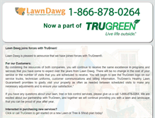 Tablet Screenshot of lawndawg.com